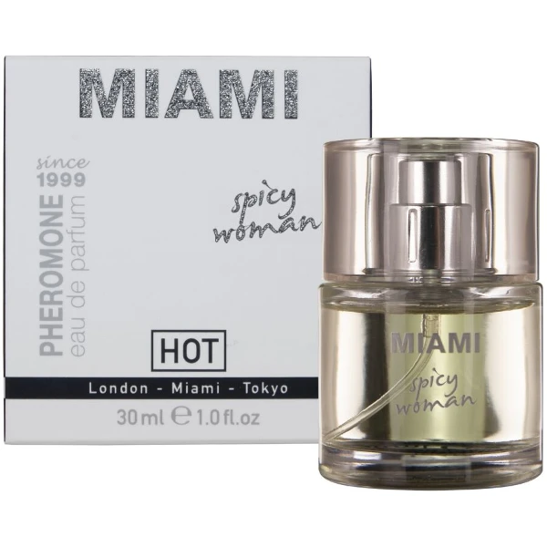 HOT - PROFUMO AI FEROMONI MIAMI SPICY WOMAN 30 ML
