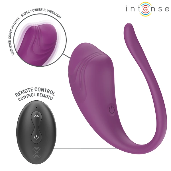 INTENSE - OLIVIA PURPLE UOVO VIBRANTE CON TELECOMANDO