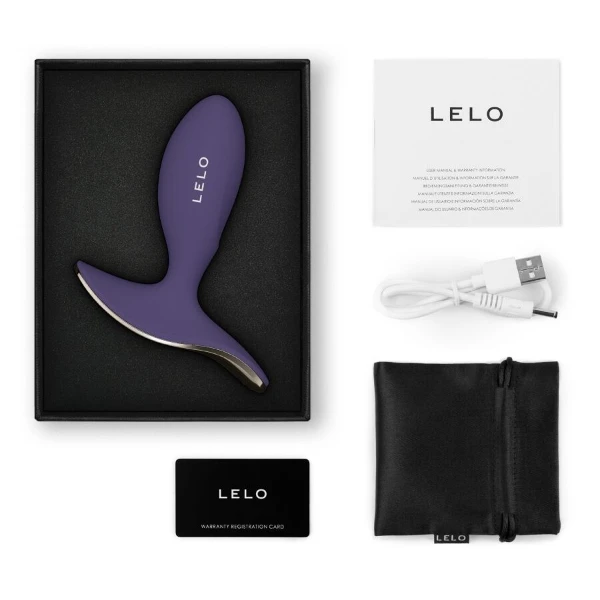 LELO - SURFER 2 UNISEX ANAL VIBRATING PLUG CYBER PURPLE