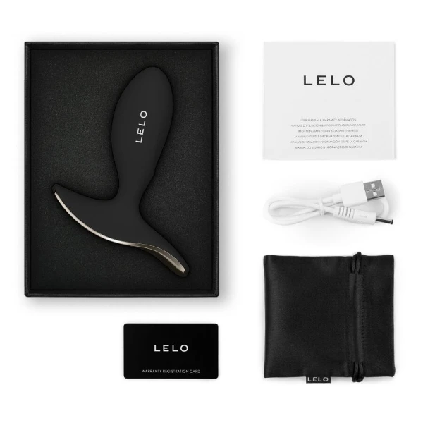 LELO - SURFER 2 UNISEX PLUG ANALE VIBRANTE NERO