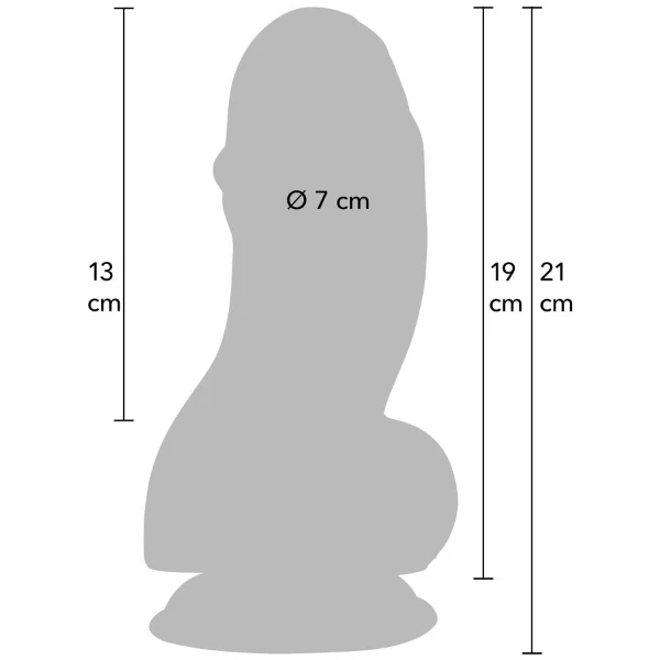HIDDEN DESIRE - INFERNO DILDO FAT BOYS 19 CM