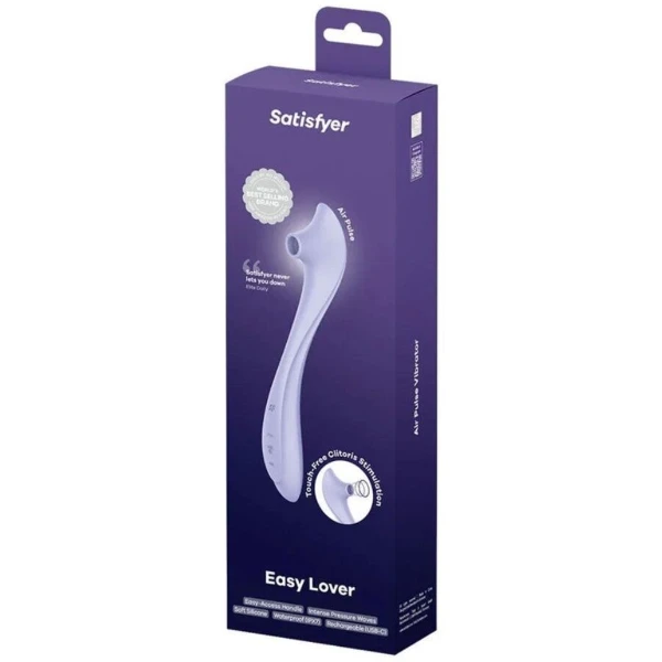 SATISFYER - EASY LOVER VIBRADOR & ESTIMULADOR AIR PULSE