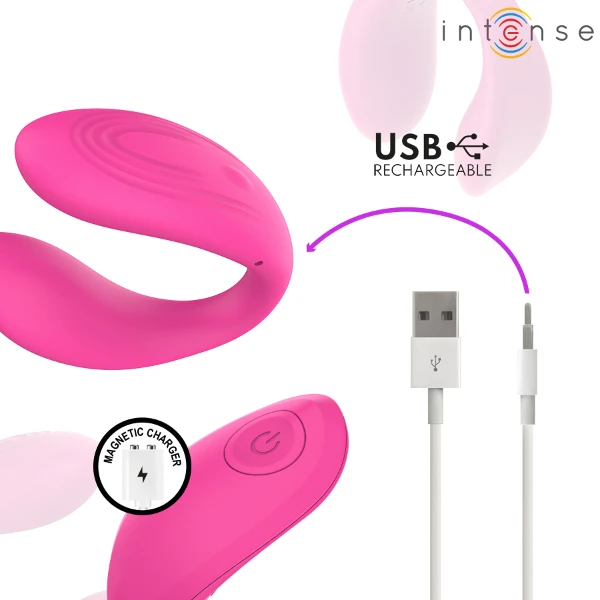 INTENSE - NORA STIMOLATORE VIBRANTE A MORSETTO ROSA