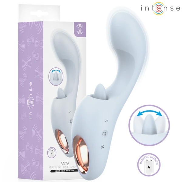 INTENSE - ANYA STIMOLATORE DI VIBRAZIONE E MOVIMENTO MULTIFUNZIONE