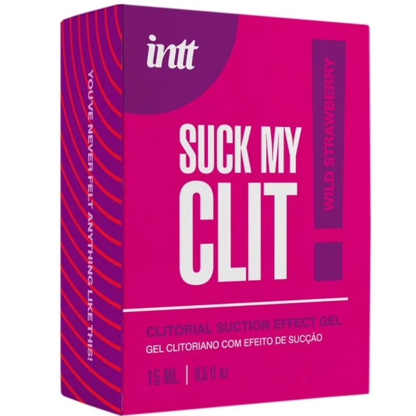 INTT - SUCK MY CLIT GEL EFFETTO ASPIRAZIONE FRAGOLA SELVAGGIA 15 ML