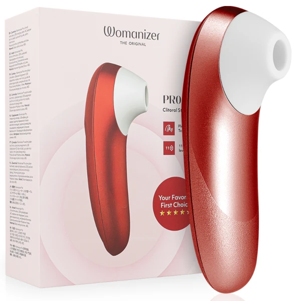 WOMANIZER - STIMOLATORE CLITORIDEO PRO VIBRANTE BORDEAUX