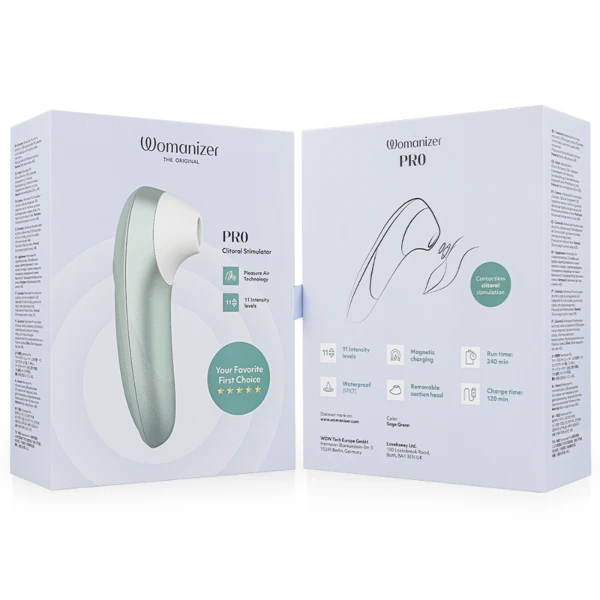 WOMANIZER - STIMOLATORE CLITORIDEO PRO VIBRANTE VERDE SALVIA