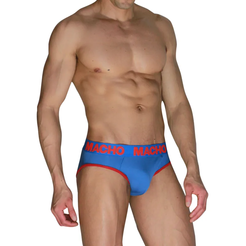 MACHO - MCH005 CLASSIC SLIP BLU + ROSSO M