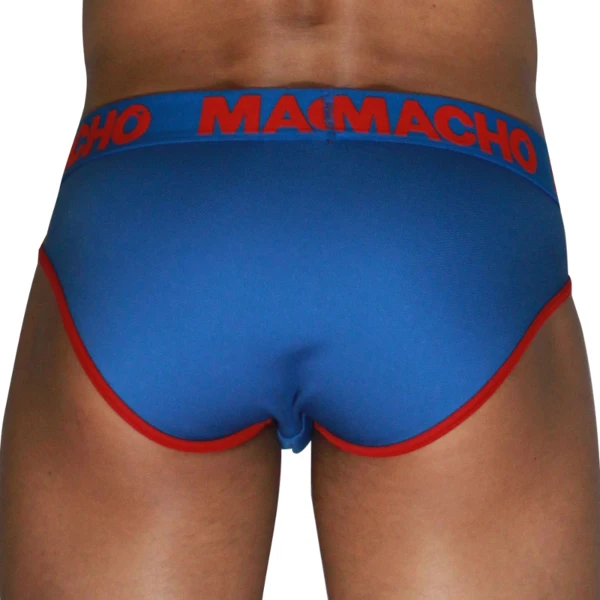 MACHO - MCH005 CLASSIC SLIP BLU + ROSSO XL