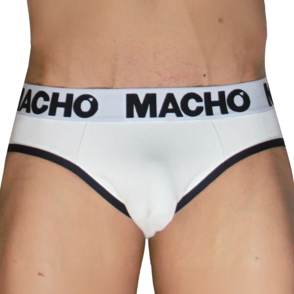 MACHO - MCH006 CLASSIC SLIP BIANCO + NERO M