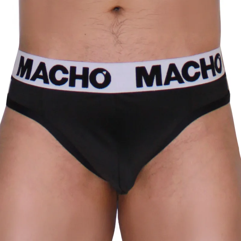 MACHO - MTG002 PERIZOMA NERO/NERO M