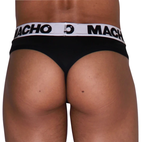 MACHO - MTG002 PERIZOMA NERO/NERO M
