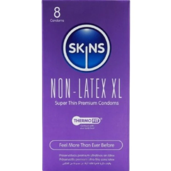 SKINS - PRESERVATIVI SENZA LATTICE, CONFEZIONE XL DA 4