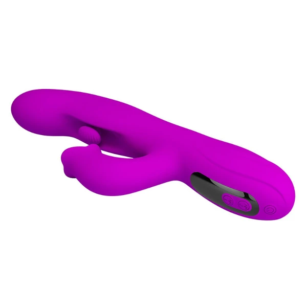 PRETTY LOVE - VIBRATORE OSCILLANTE YALANDA RABBIT CON DISPLAY LED VIOLA