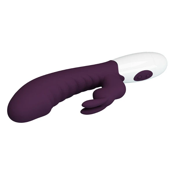 PRETTY LOVE - VIBRATORE A CONIGLIO NAUGHTY BUNNY A 30 FUNZIONI, VIOLA