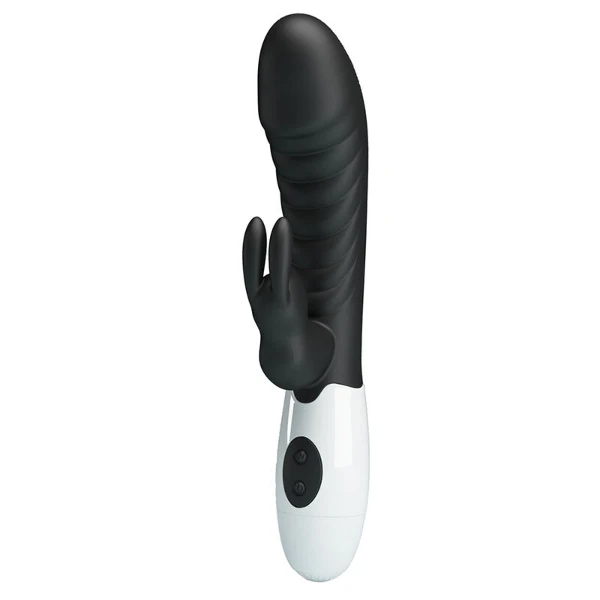 PRETTY LOVE - VIBRATORE A CONIGLIO NAUGHTY BUNNY CON 30 FUNZIONI NERO