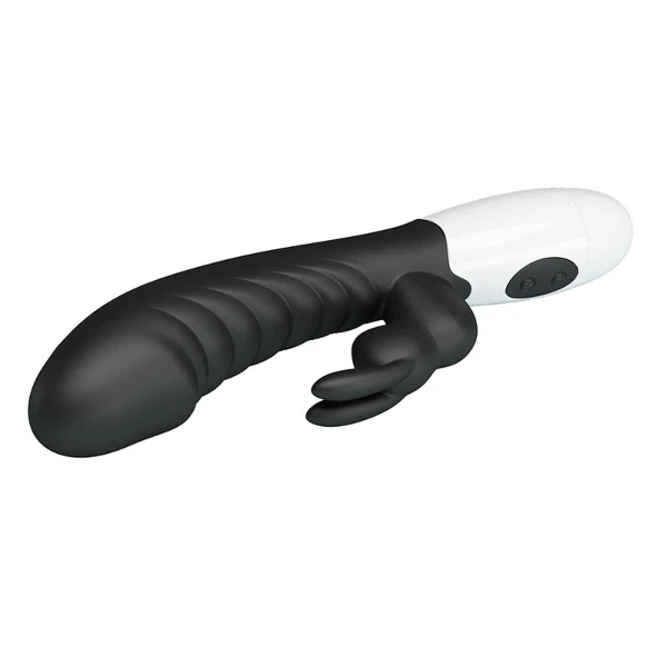 PRETTY LOVE - VIBRATORE A CONIGLIO NAUGHTY BUNNY CON 30 FUNZIONI NERO