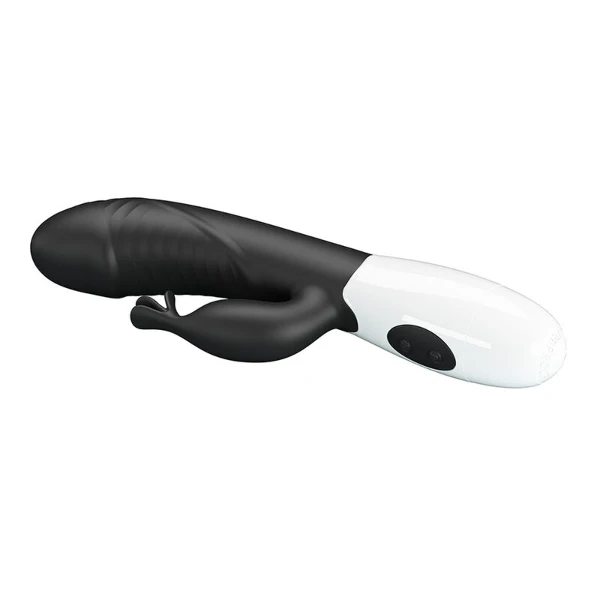 PRETTY LOVE - VIBRATORE A CONIGLIO RASMUSSEN 30 FUNZIONI NERO