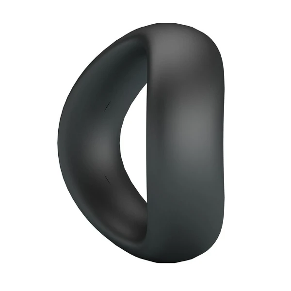 CRAZY BULL - VALEN ANELLO PER PENE ERGONOMICO IN SILICONE NERO