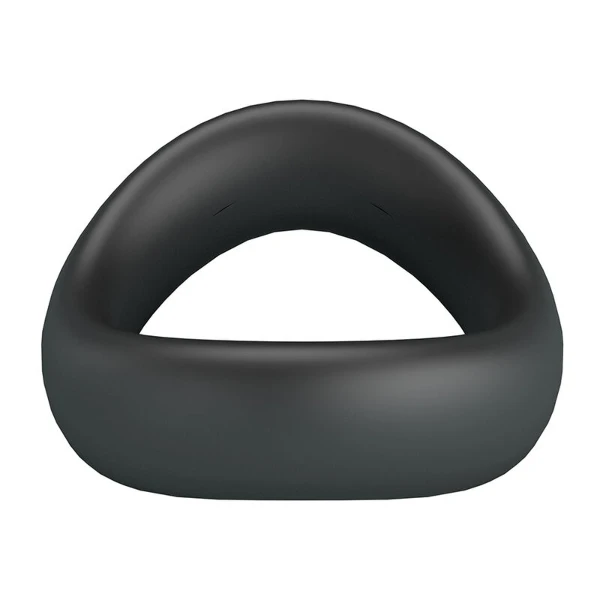 CRAZY BULL - VALEN ANELLO PER PENE ERGONOMICO IN SILICONE NERO