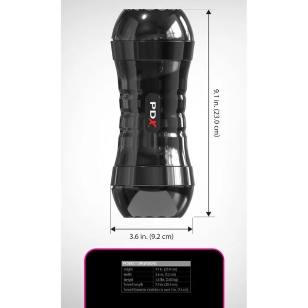 PDX EXTREME - WET PUSSIES MASTURBADOR REVERSIBLE SUPER FLIP-A-PUSSY OVER STROKER 21.6 CM
