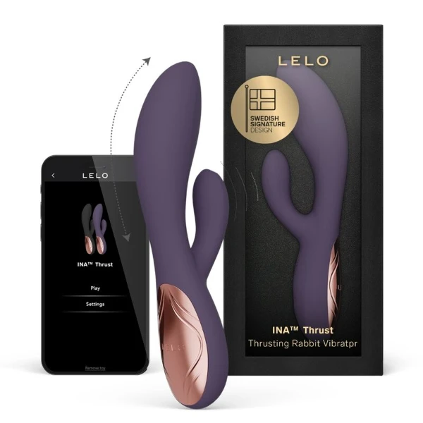 LELO - INA VIBRATORE A SPINTA RABBIT VIOLA