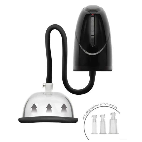 SHE.E.O - POMPA A VUOTO AUTOMATICA PER VAGINA E CLITORIDE NERA