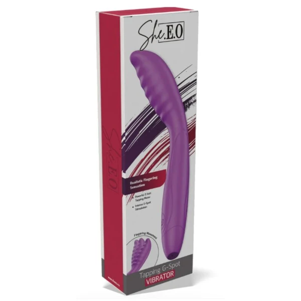 SHE.E.O - VIBRATORE VIOLA PER LA STIMOLAZIONE DEL PUNTO G