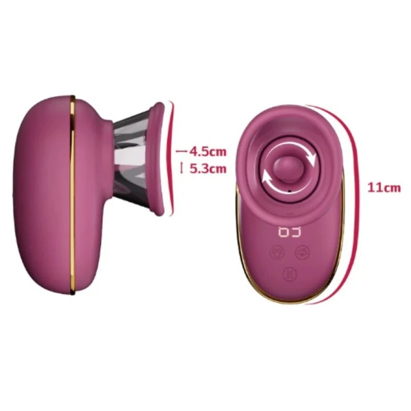 SHE.E.O - POMPA AUTOMATICA PER LA STIMOLAZIONE CLITORIDEA CON EFFETTO LECCHIO (VIOLA)