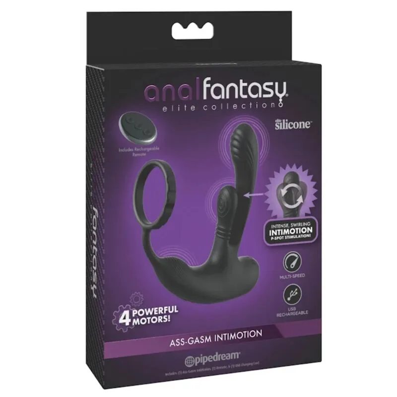 ANAL FANTASY ELITE - STIMOLATORE ANALE E PERINEALE RICARICABILE PER INTIMO DELL'AGAMES ANALE