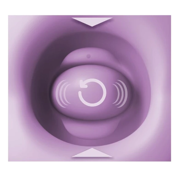 FANTASY FOR HER - LUSH KISS PELUCHE VIOLA STIMOLATORE CLITORIDEO A SUZIONE E LECCHIO