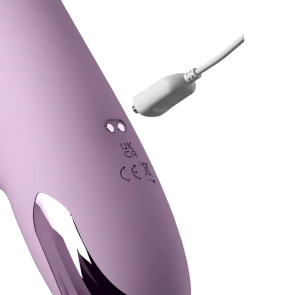 FANTASY FOR HER - VIBRATORE G-TOUCH PULSE PRO VIOLA PER LA STIMOLAZIONE DEL PUNTO G E DEL CLITORIDE A FORMA DI CONIGLIO