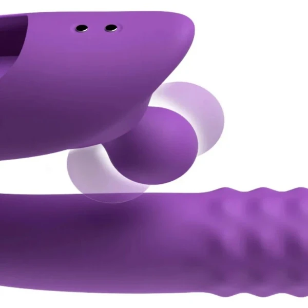FANTASY FOR HER - HARMONI PRO VIBRATORE A CONIGLIO VIOLA PER LA STIMOLAZIONE DEL PUNTO G E DEL CLITORIDE