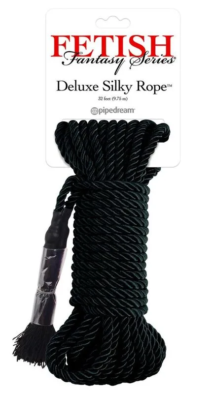FETISH FANTASY SERIES - CORDA DI SETA DELUXE NERA 9,75 M