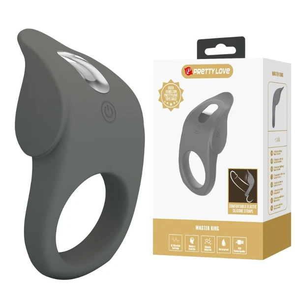 PRETTY LOVE - ANELLO VIBRANTE IN SILICONE FLESSIBILE RICARICABILE