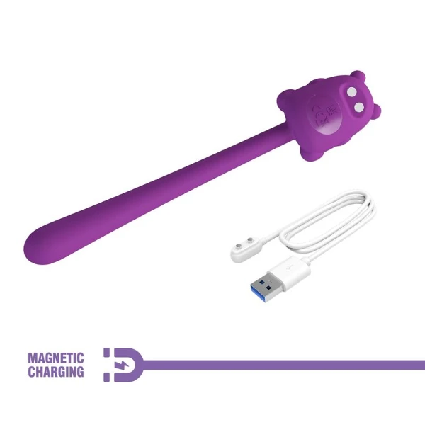 PRETTY LOVE - VIBRATORE RICARICABILE A FORMA DI ORSO CARINO E FLIRTANTE