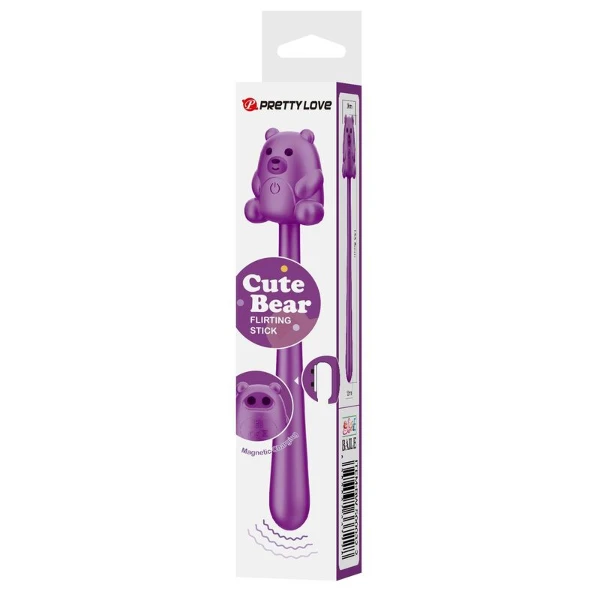 PRETTY LOVE - VIBRATORE RICARICABILE A FORMA DI ORSO CARINO E FLIRTANTE