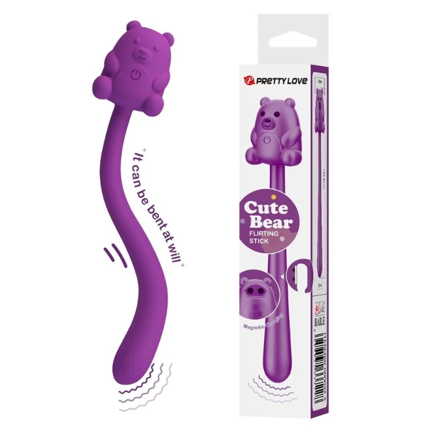 PRETTY LOVE - VIBRATORE RICARICABILE A FORMA DI ORSO CARINO E FLIRTANTE