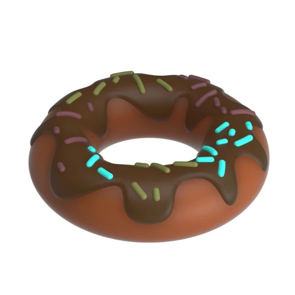 PRETTY LOVE - ANELLO PER PENE SUPER CIAMBELLA MARRONE