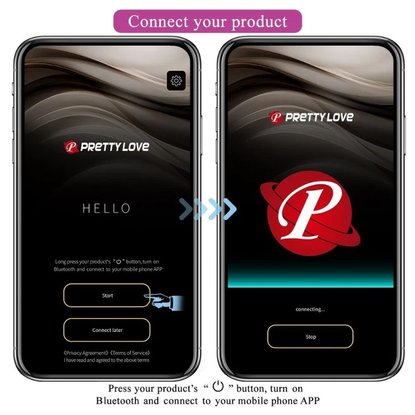 PRETTY LOVE - UOVO VIBRANTE CON CONTROLLO TRAMITE APP PULSEN, 12 FUNZIONI, RICARICABILE TRAMITE USB, ROSA