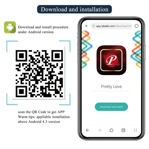 PRETTY LOVE - VIBRATORE ANALE E PERINEO ANTHONY CON CONTROLLO TRAMITE APP, NERO