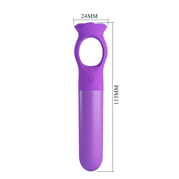PRETTY LOVE - GIANA MINI MASSAGGIATORE VIBRANTE RICARICABILE VIOLA
