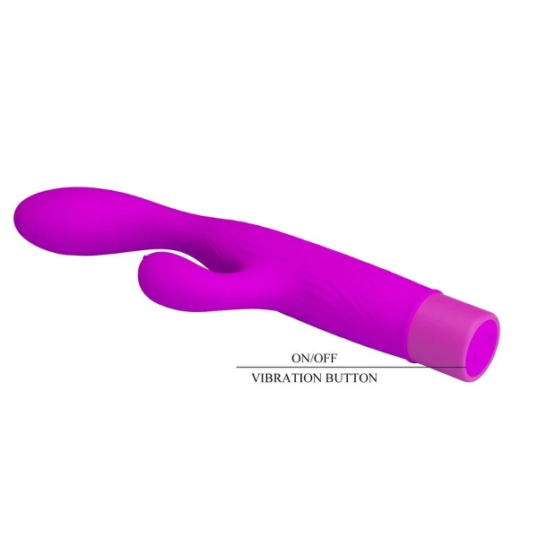 PRETTY LOVE - JENE VIBRATORE A DOPPIA STIMOLAZIONE DEL PUNTO G E DEL CLITORIDE, VIOLA