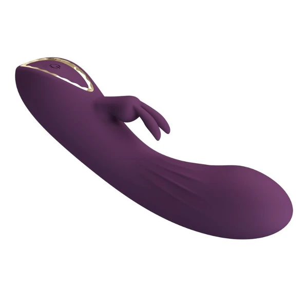 PRETTY LOVE - LANDYN VIBRADOR RABBIT RECARGABLE 10 FUNCIONES MORADO