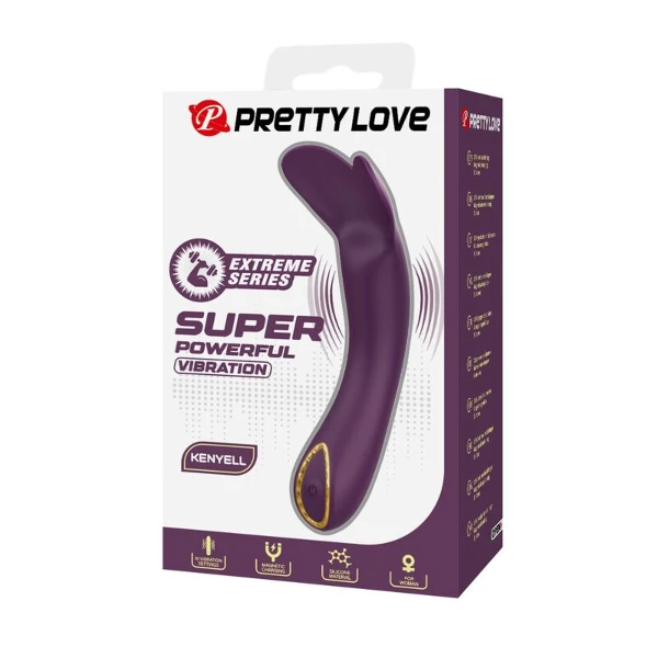 PRETTY LOVE - KENYELL VIBRADOR RECARGABLE 10 FUNCIONES MORADO