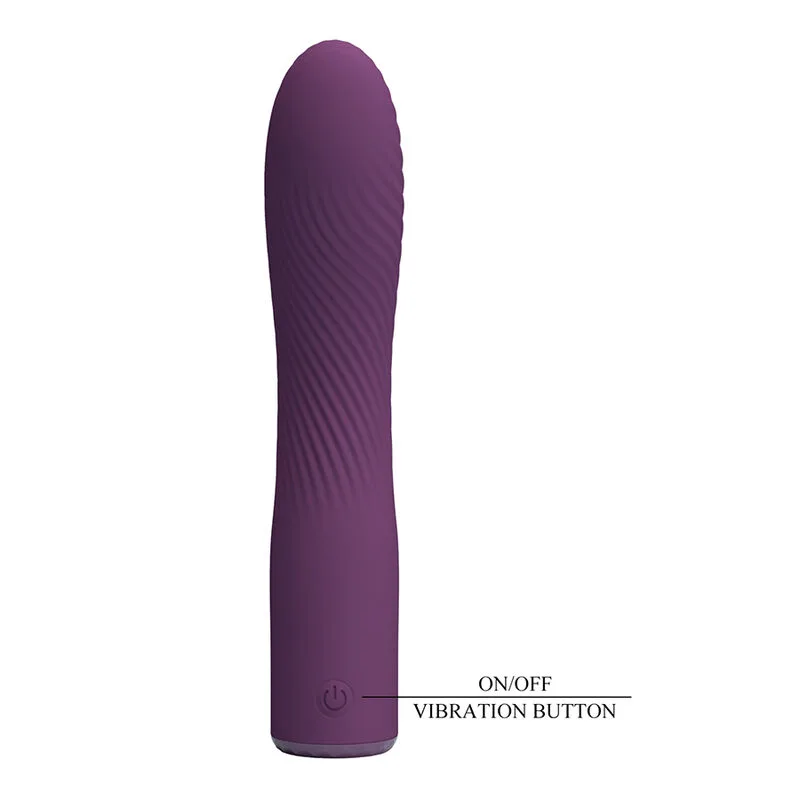 PRETTY LOVE - VIBRATORE RICARICABILE KISSELL 10 FUNZIONI VIOLA