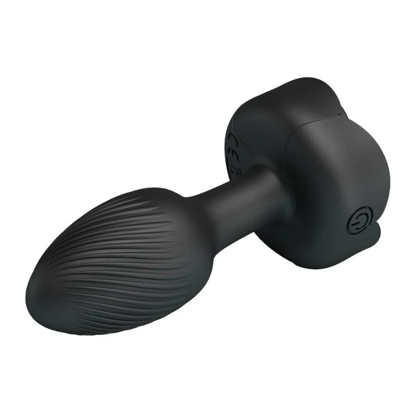 PRETTY LOVE - PLUG ANAL VIBRADOR 10 MODOS RECARGABLE NEGRO
