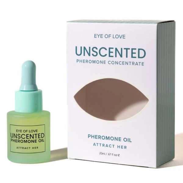EYE OF LOVE - OLIO PROFUMATO CON FEROMONI PER UOMO, SENZA PROFUMO, 20 ML