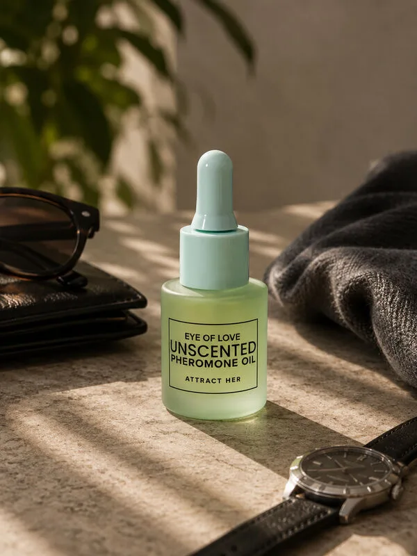 EYE OF LOVE - OLIO PROFUMATO CON FEROMONI PER UOMO, SENZA PROFUMO, 20 ML