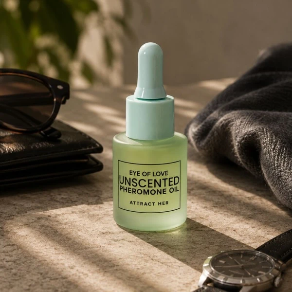 EYE OF LOVE - OLIO PROFUMATO CON FEROMONI PER UOMO, SENZA PROFUMO, 20 ML